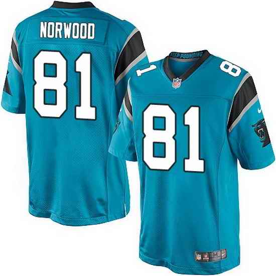 Nike Panthers #81 Nike Panthers #81 Kevin Norwood Black Team Color Mens Stitched NFL Elite Jersey Blue Team Color Mens Stitched NFL Elite Jersey
